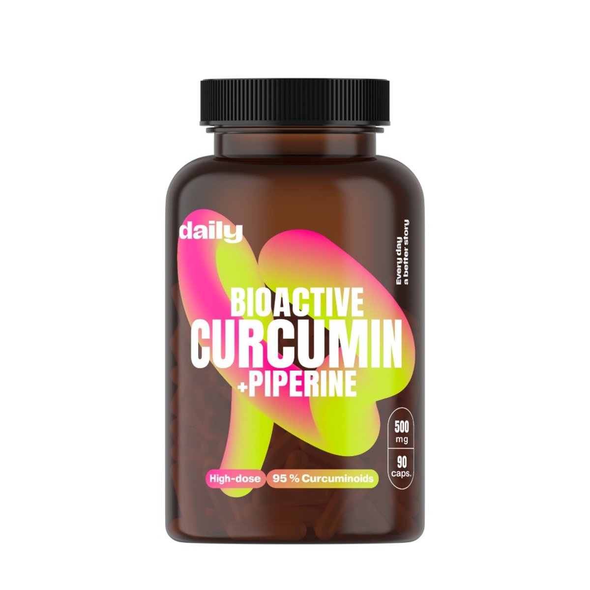 Daily Bioactive Curcumin+Piperine cps.90