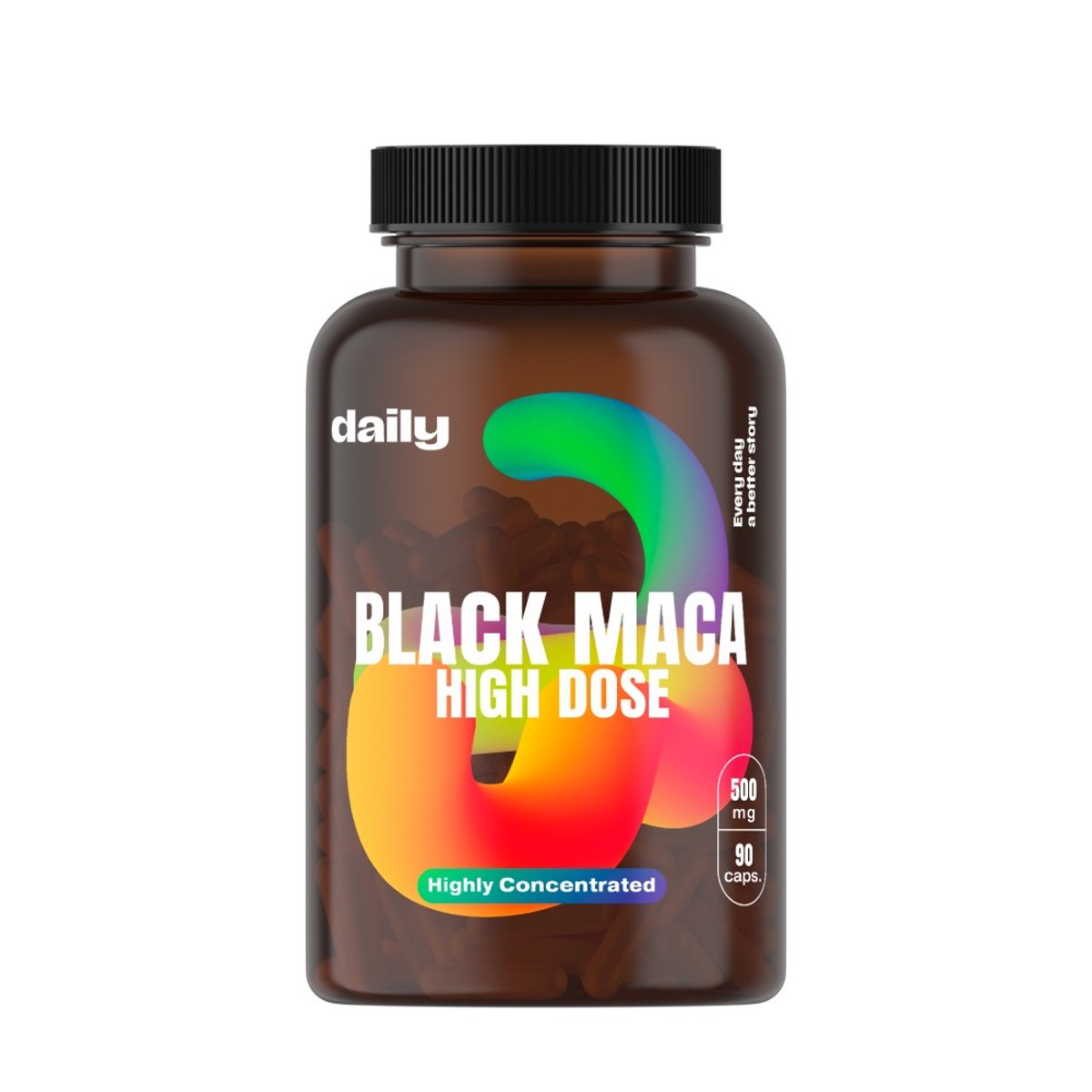 Daily Black Maca High Dose cps.90