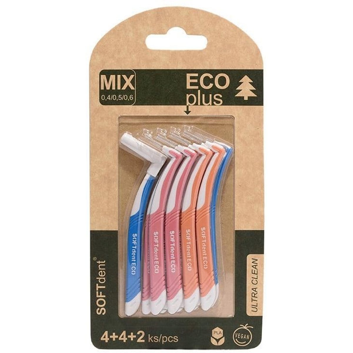 SOFTdent ECO Sada mezizubních kartáčků