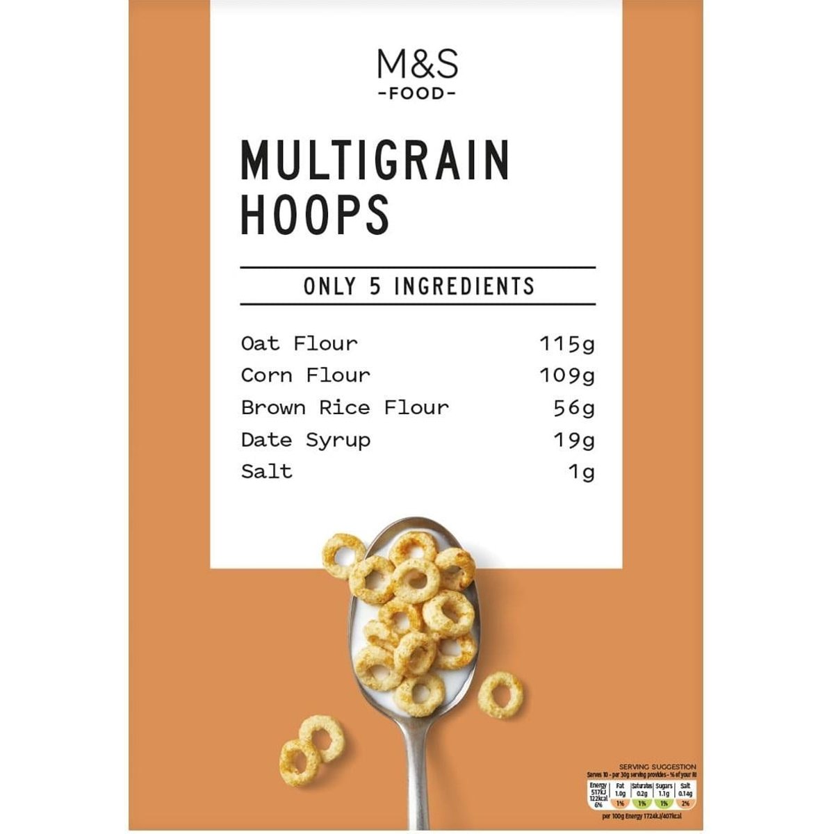 Marks & Spencer Cereální kroužky z ovesné, kukuřičné a rýžové mouky