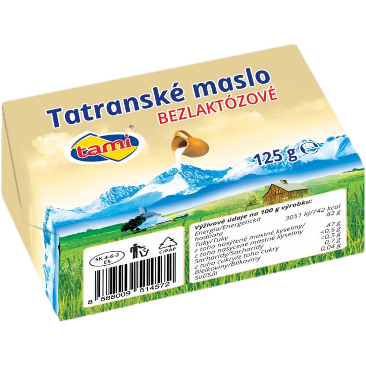 Levně Tami Tatranské máslo bezlaktózové