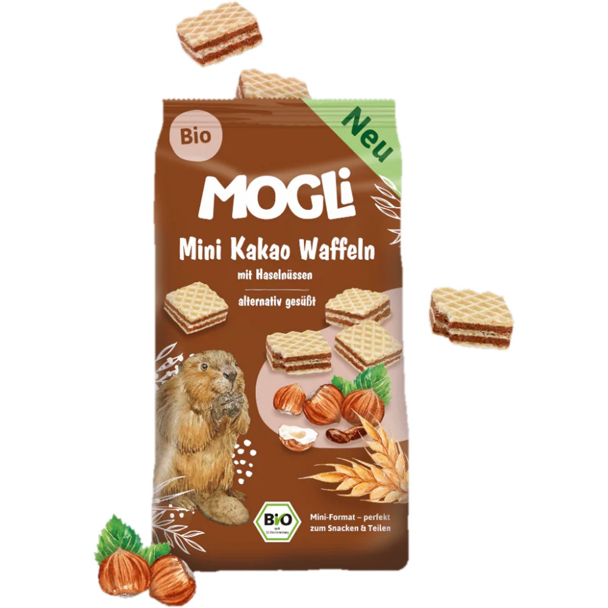 Mogli BIO Kakaové mini vafličky