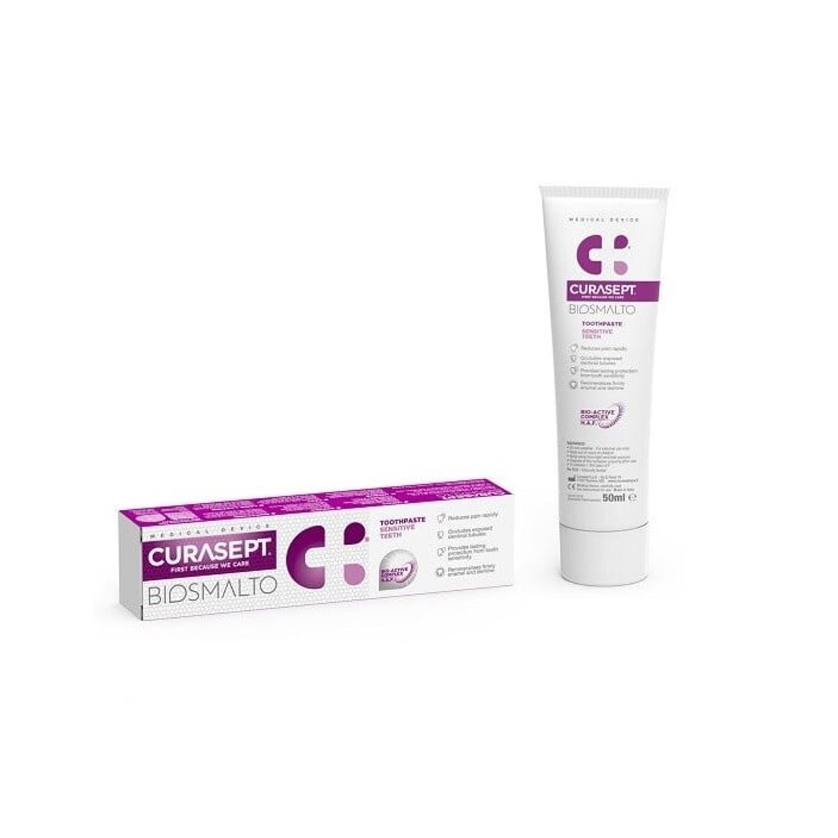 Levně CURASEPT Biosmalto Sensitive zubní pasta 75ml
