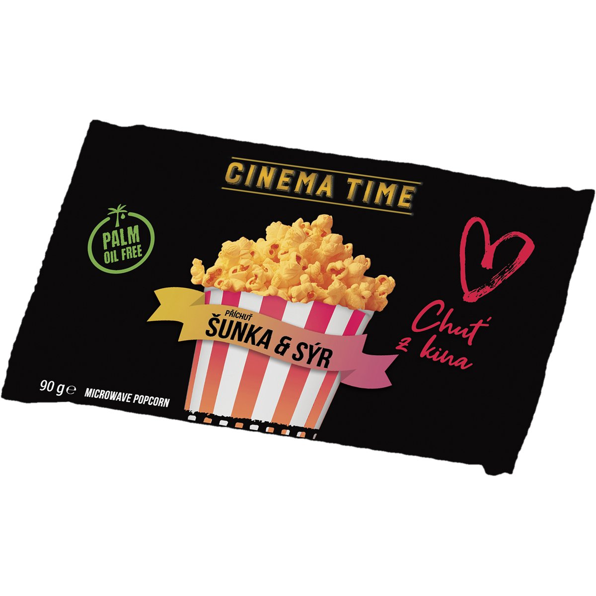 Cinema Time Mikrovlnný popcorn – Šunka sýr