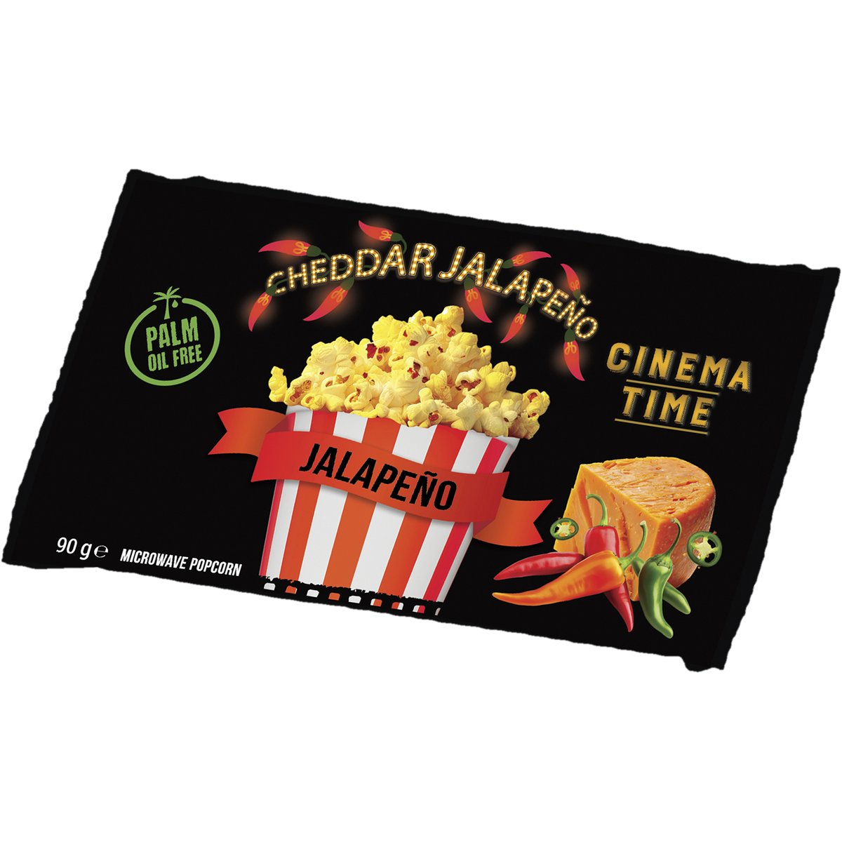 Levně Cinema Time Mikrovlnný popcorn – Jalapeňo