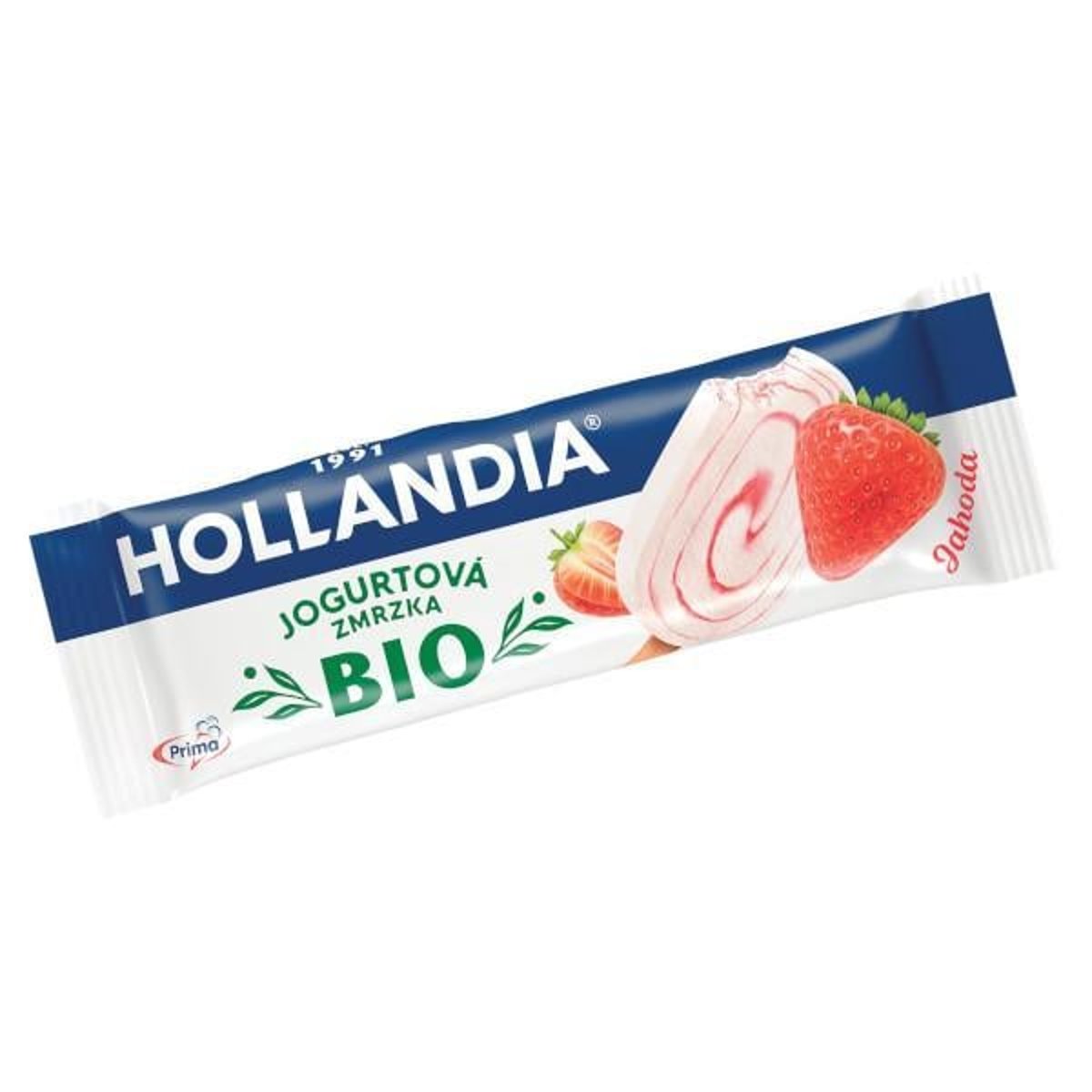 Levně Hollandia BIO Jogurtová zmzlina – jahoda