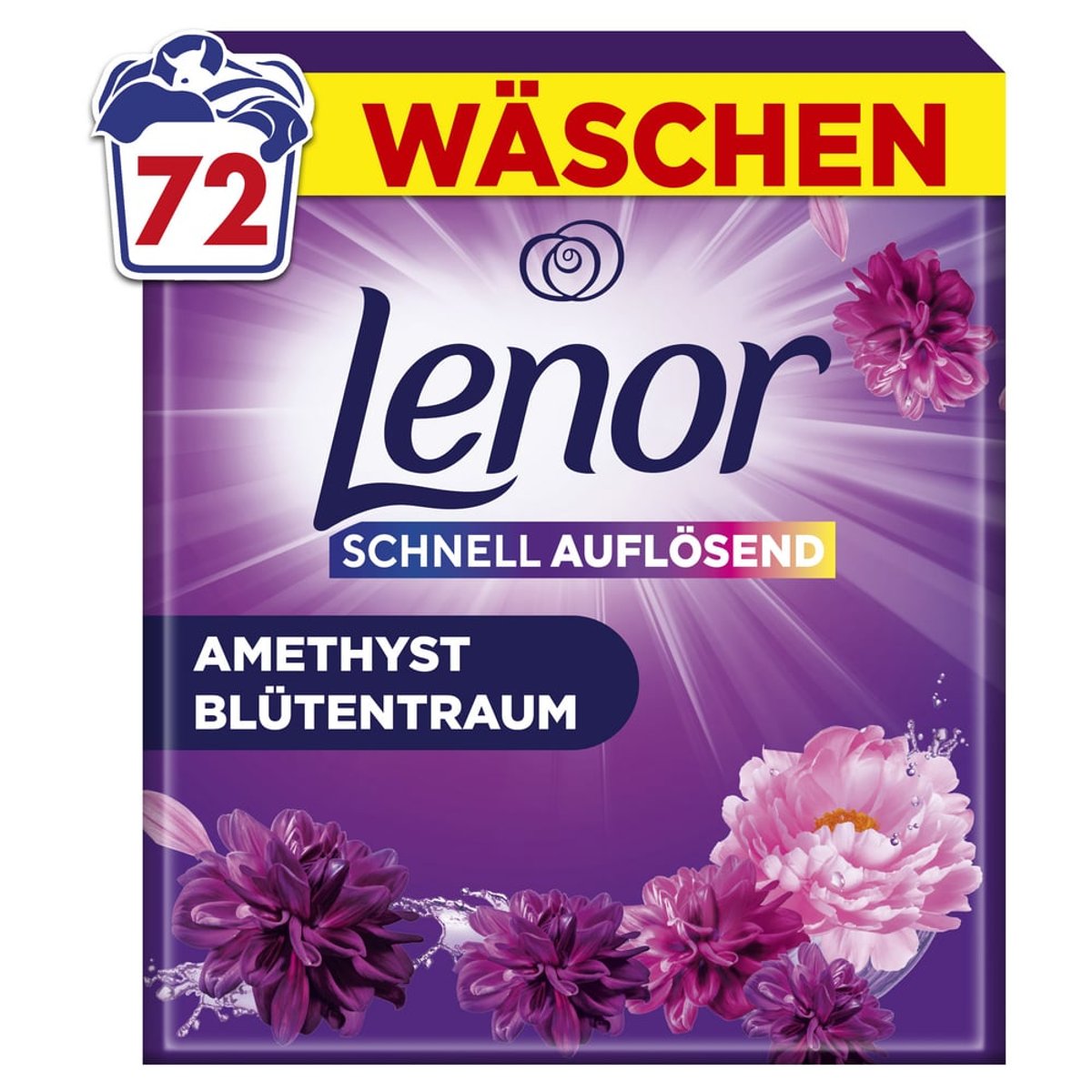 Levně Lenor Color Floral Bouquet prací prášek (3,6 kg)