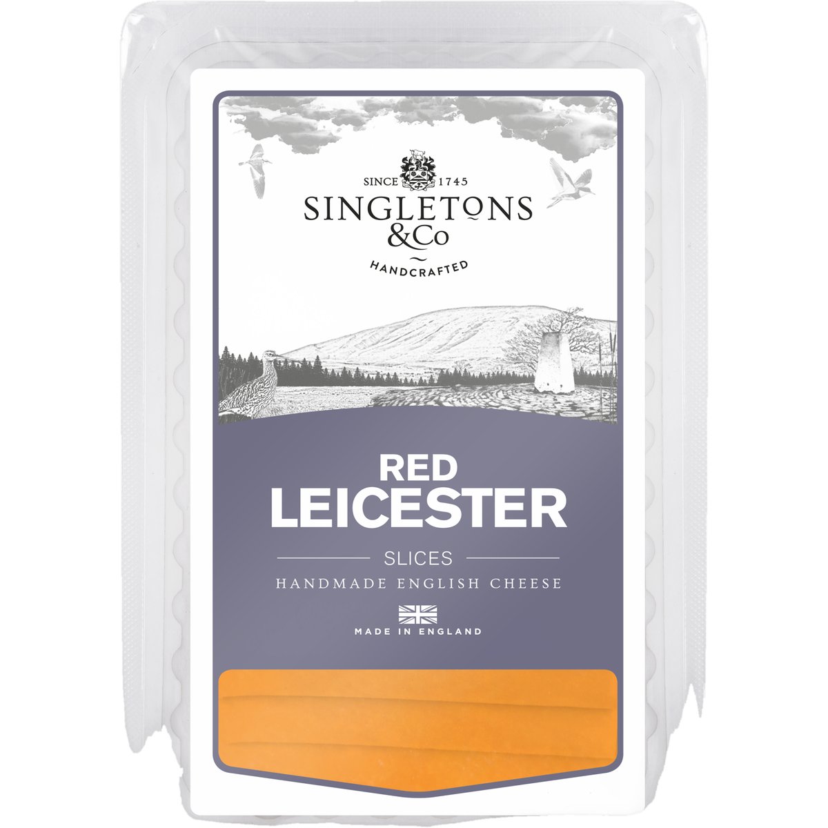 Singletons Sýr čedar Red Leicester plátky