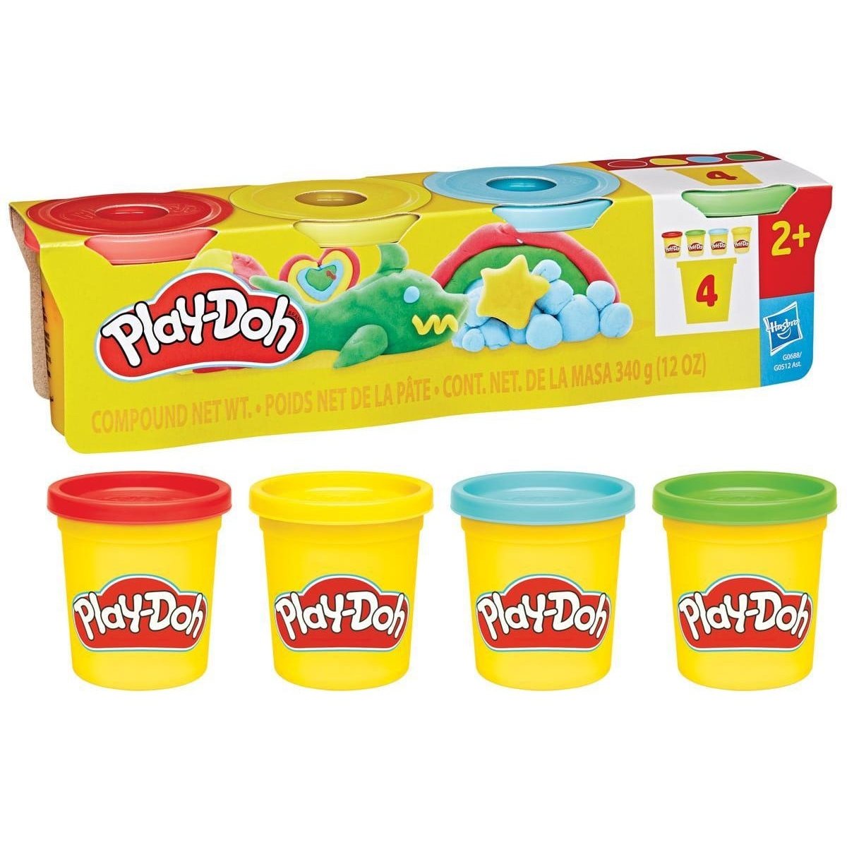 Play-Doh 4ks kelímků, více druhů