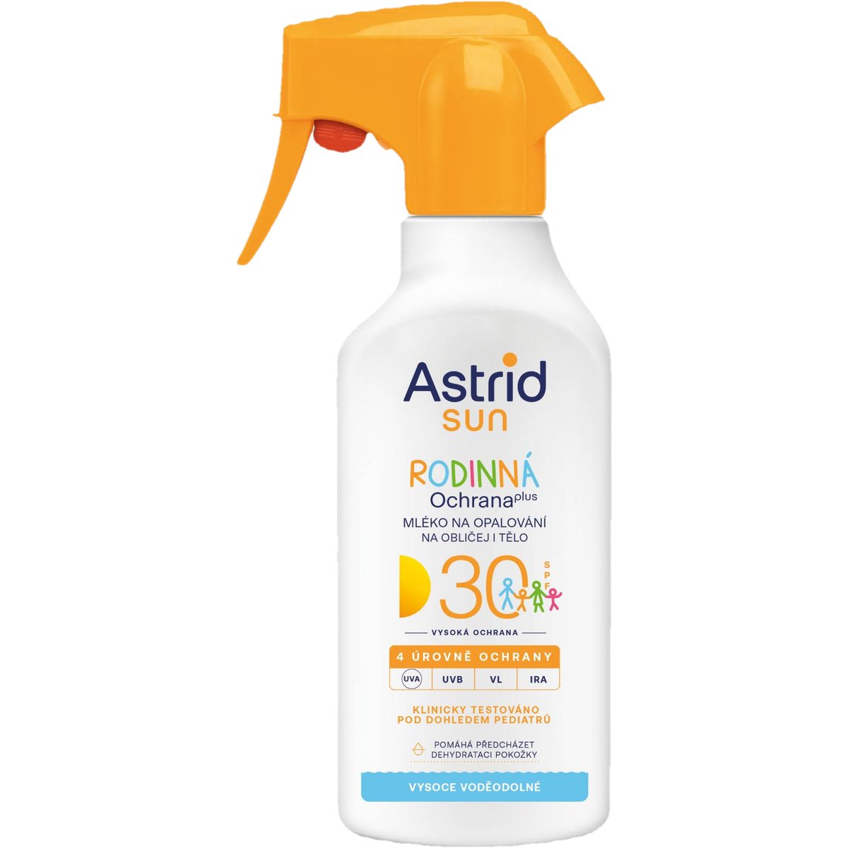Levně Astrid Sun Rodinné mléko na opalování sprej SPF 30