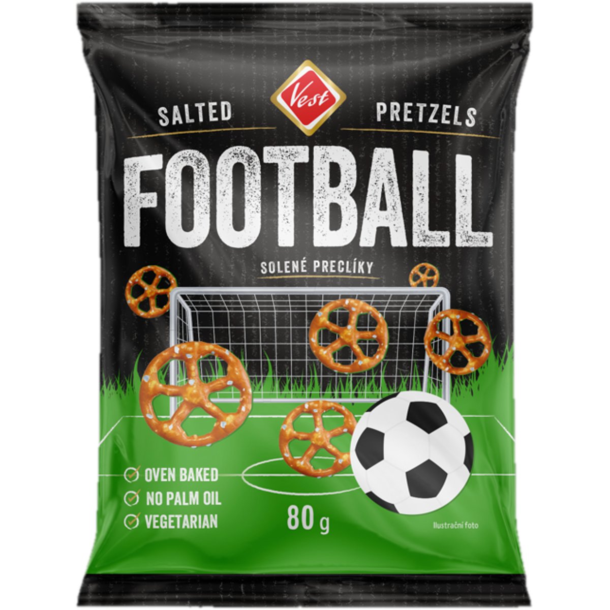 Vest Football pretzels