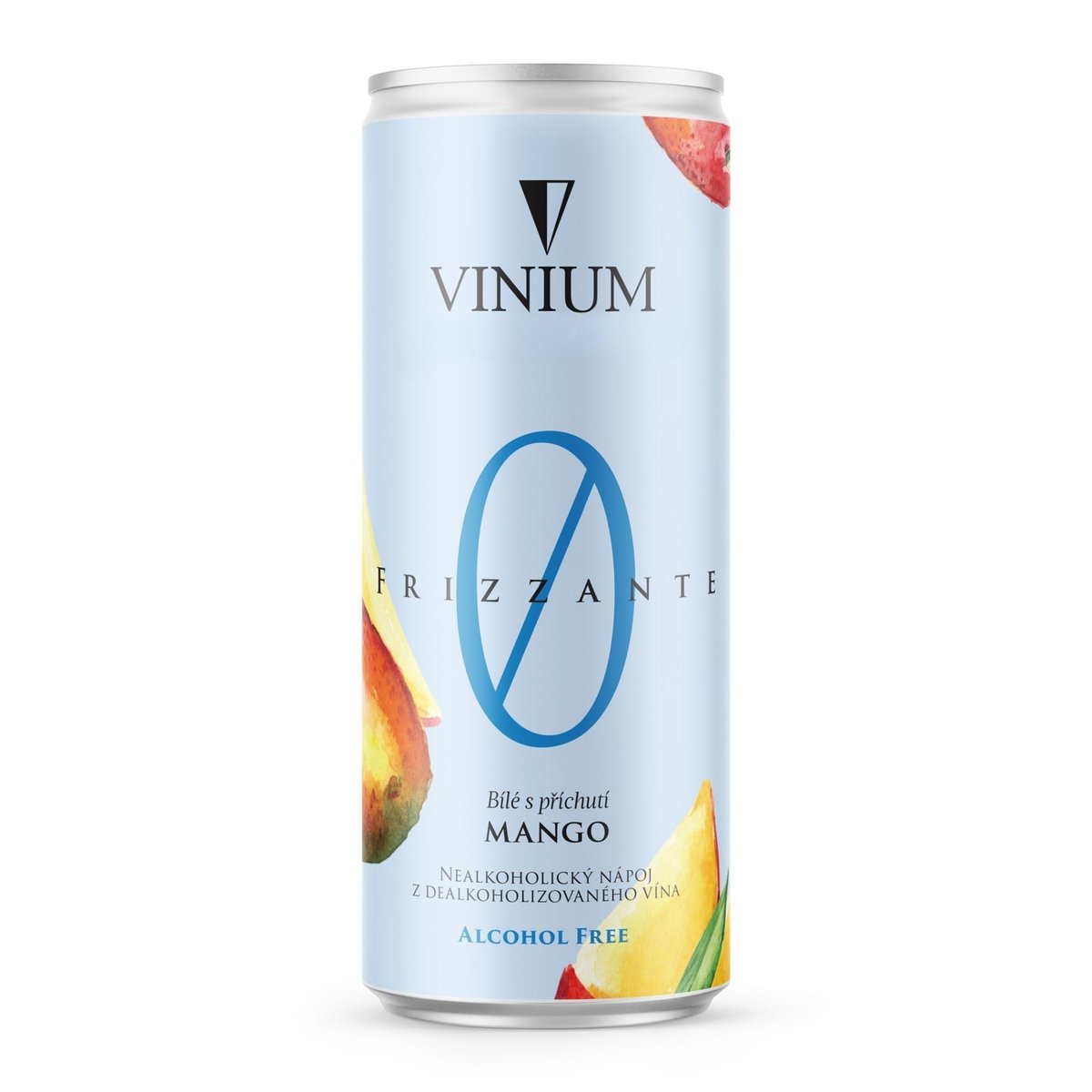 Vinium Nealko Frizzante bílé s příchutí mango plech