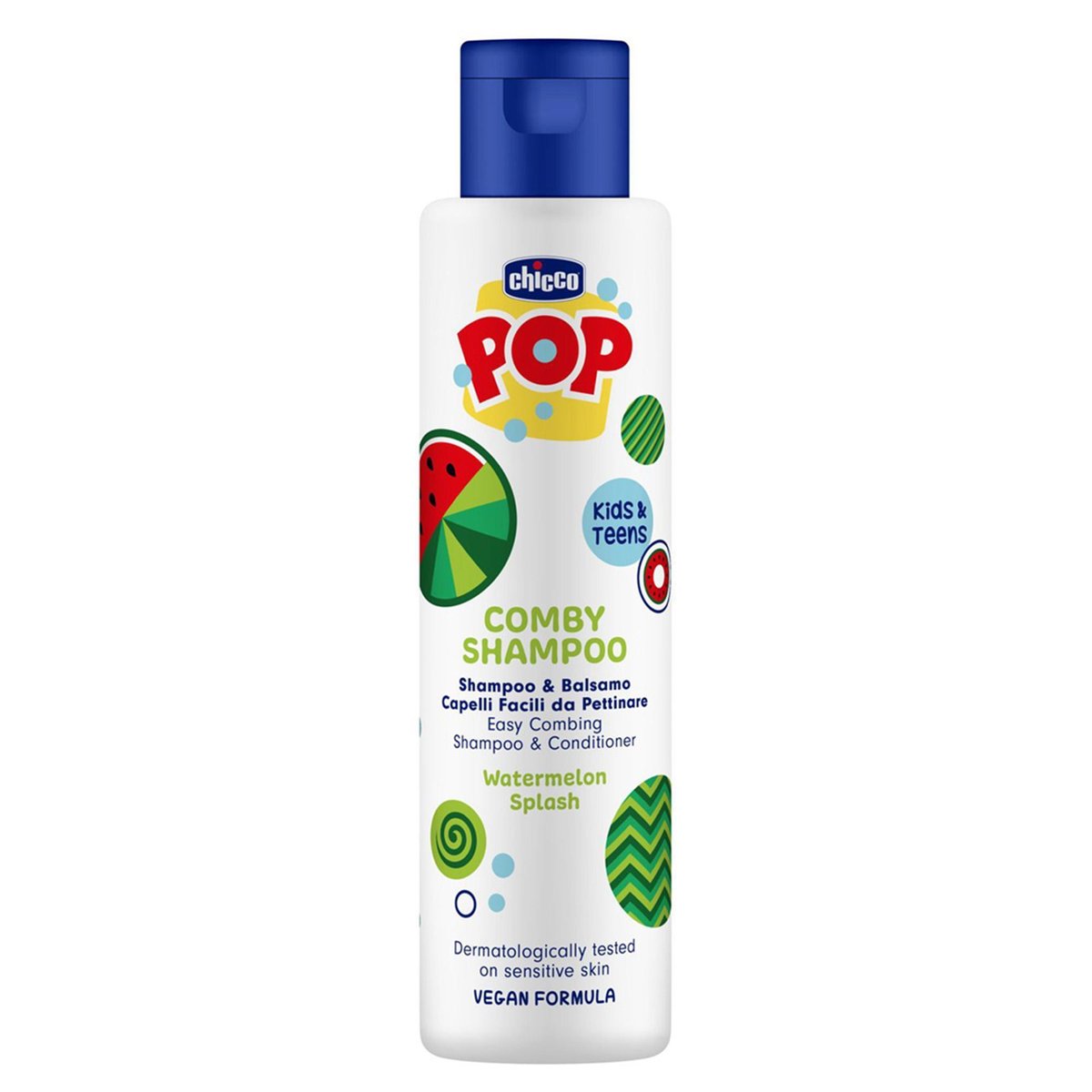 Chicco Pop Comby Shampoo & Conditioner šampon a kondicionér Watermelon 250 ml