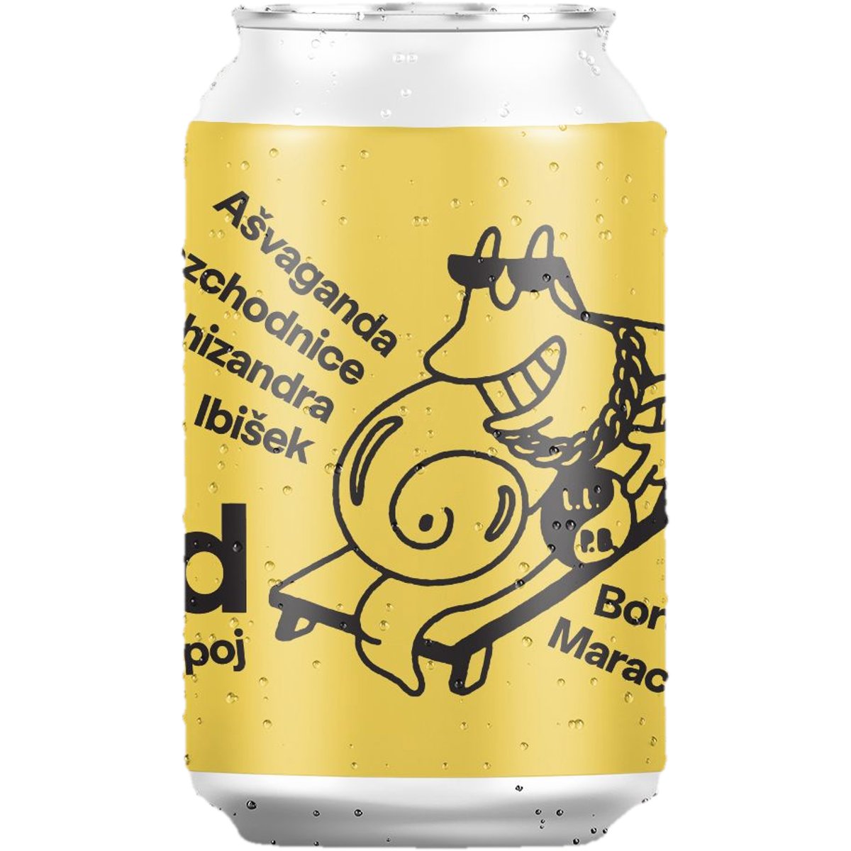 Levně Moodboard Adaptogenní nápoj borůvka a maracuja nealkoholické pivo plech