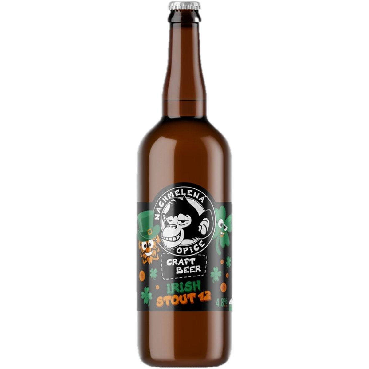 Nachmelená opice Irish stout 12° láhev