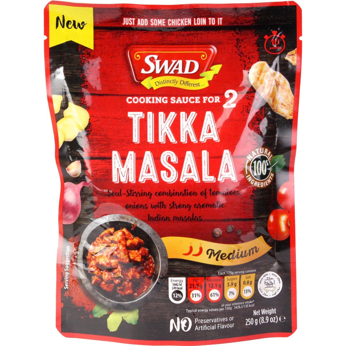 Levně Swad Tikka masala hotová omáčka