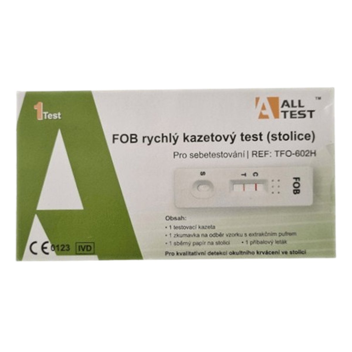 Levně ALLTEST FOB rychlý kazetový test (stolice) 1ks