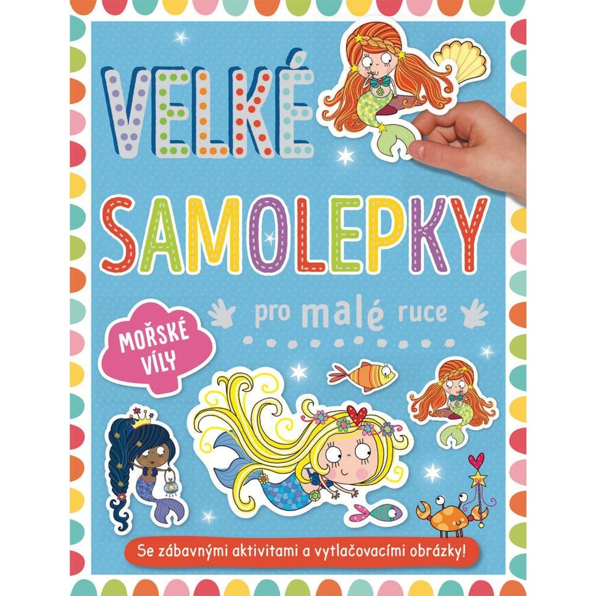 Levně Svojtka Velké samolepky pro malé ruce Mořské víly