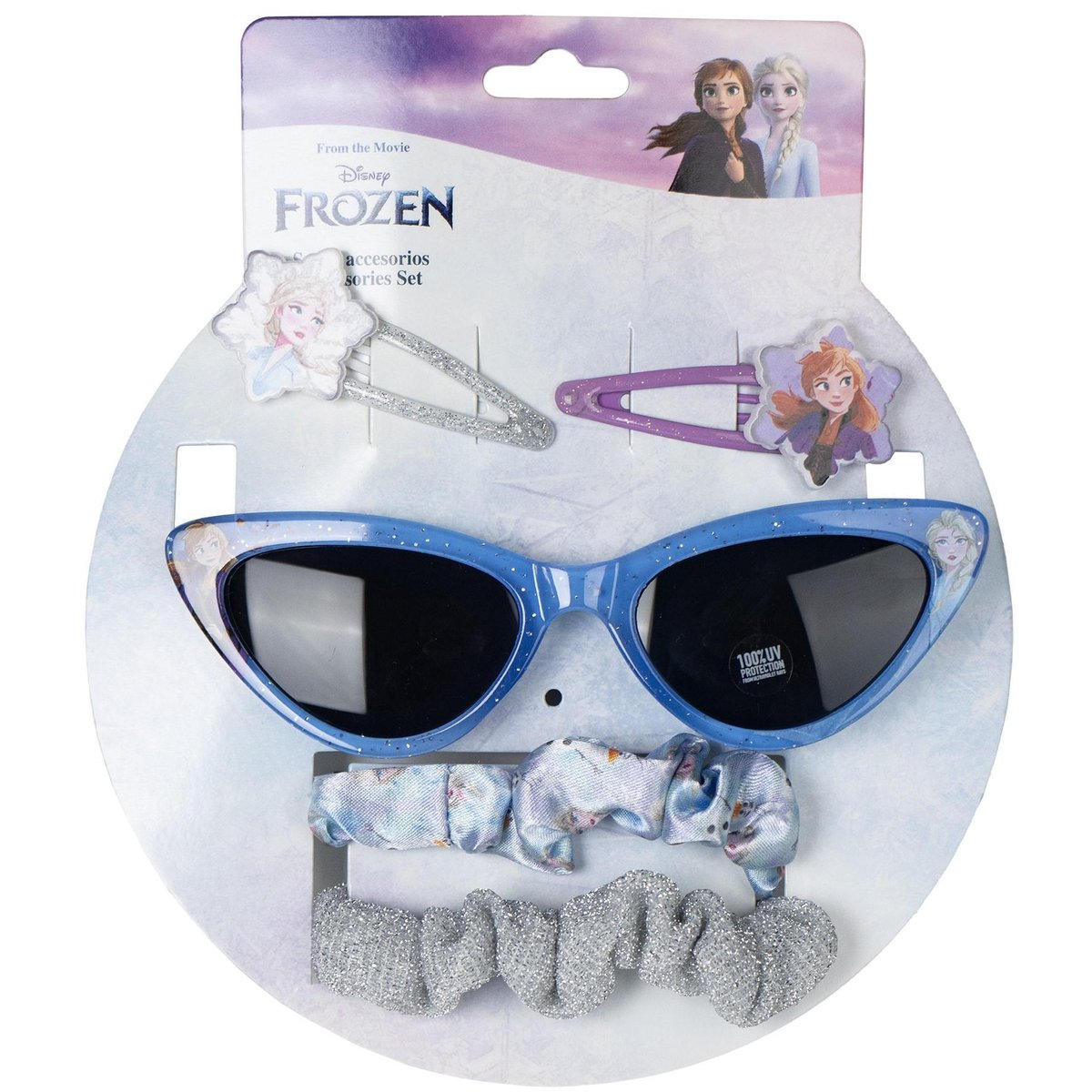 Levně Cerda Letní sada dětských brýlí a vlasových doplňků Frozen