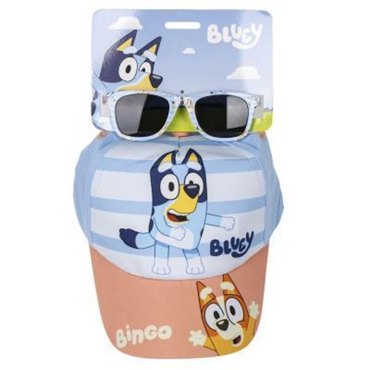 Cerda Sada dětských slunečních brýlí a kšiltovky Bluey a Bingo