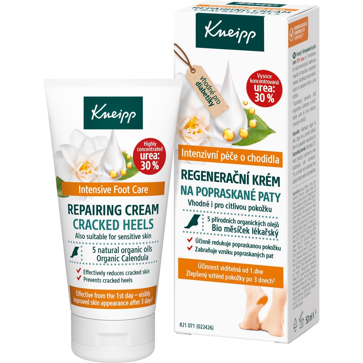 Levně Kneipp Regenerační krém na popraskané paty
