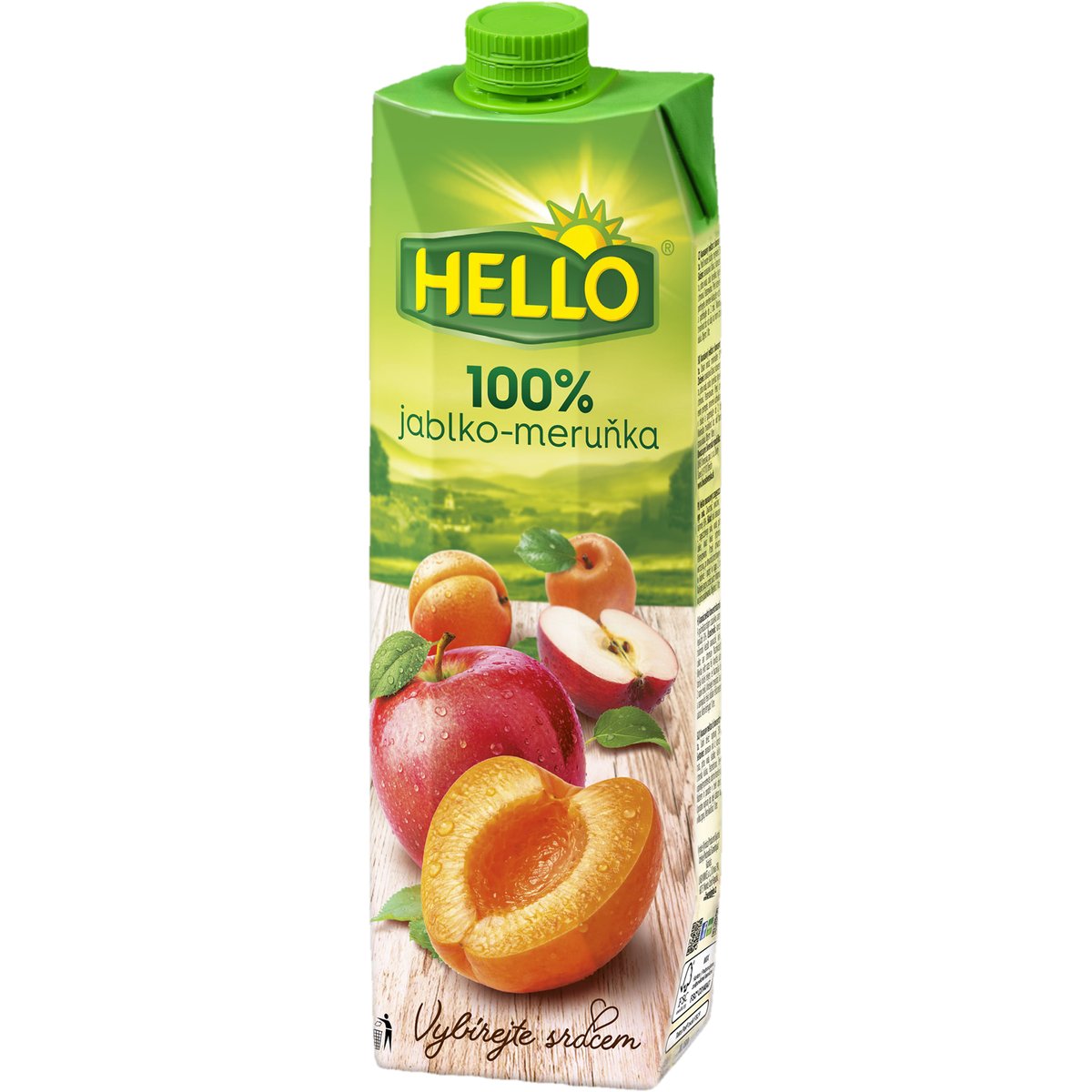 Levně Hello Jablko–meruňka 100%