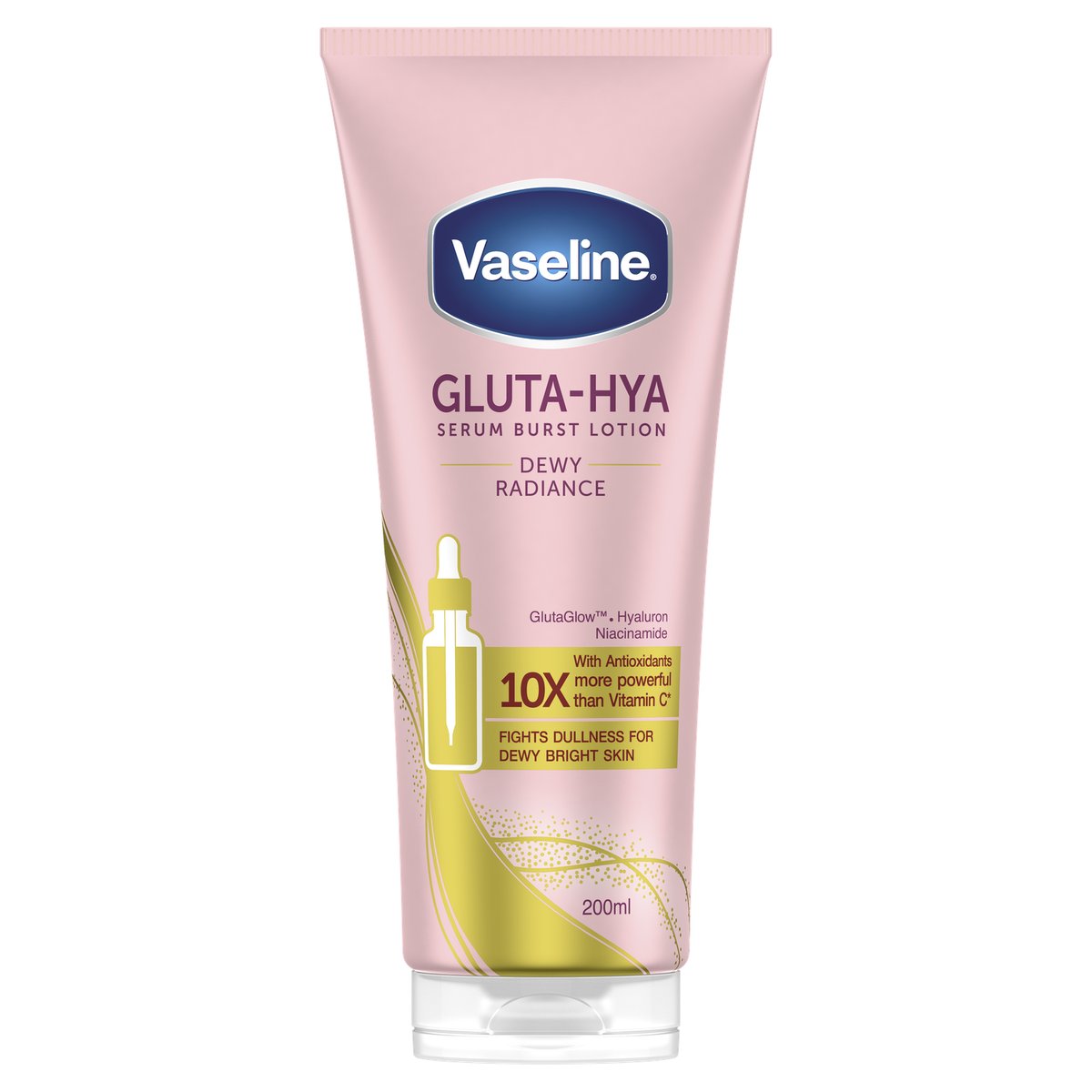 Vaseline Gluta-Hya Dewy Radiance tělové sérum pro zářivý lesk 200 ml