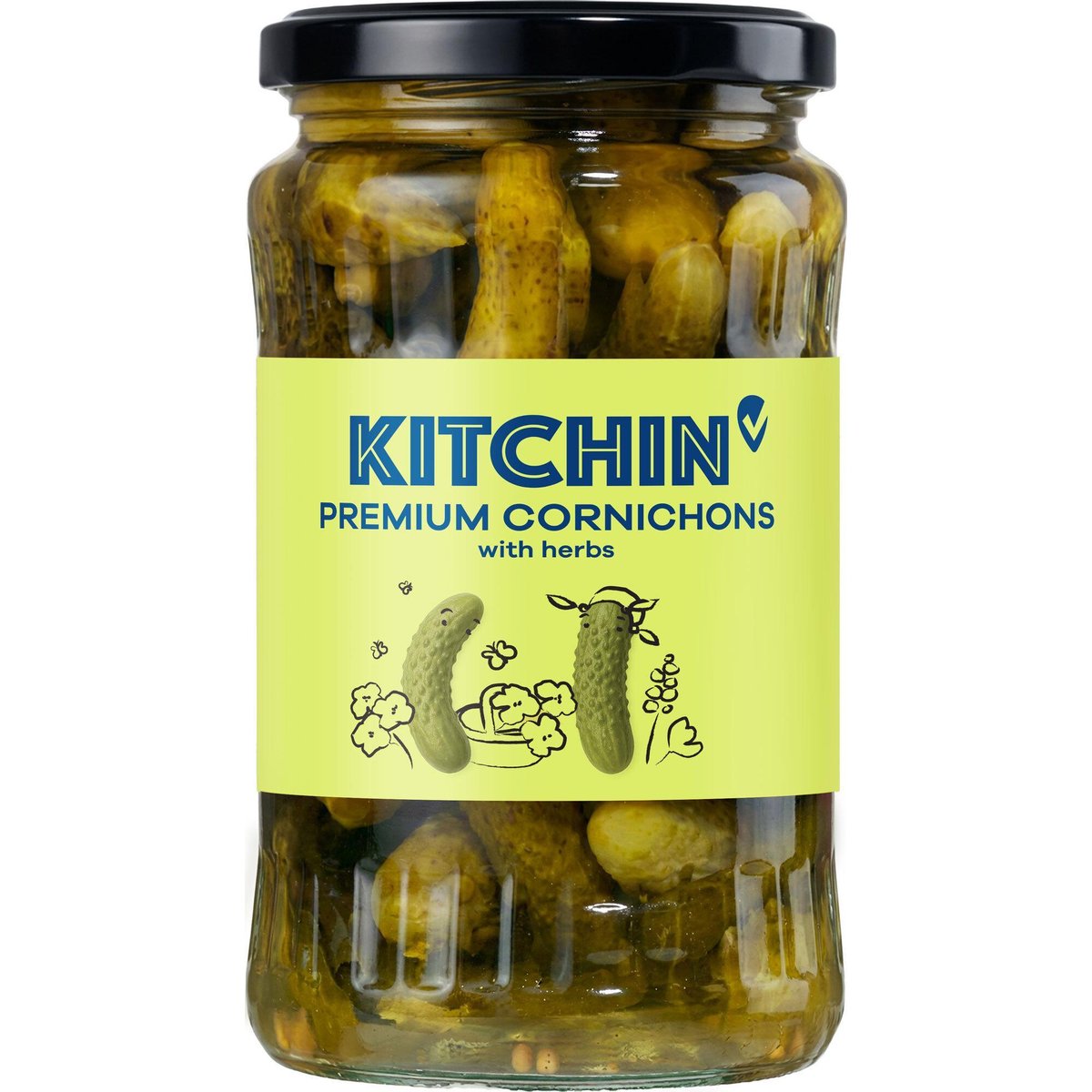 Kitchin Premium Cornichons okurky s bylinkami