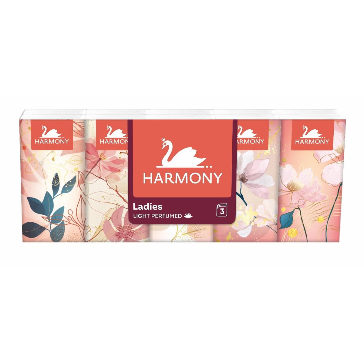 Harmony Parfrum 3vrstvé papírové kapesníčky, 10× 10 ks
