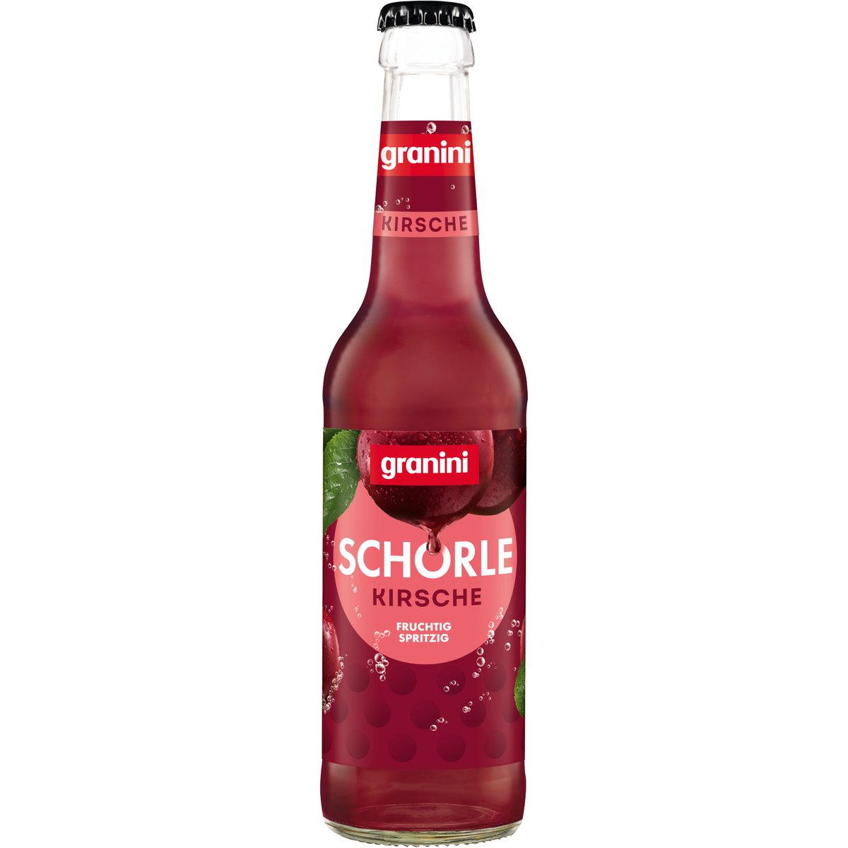 Granini Schorle Třešeň ovocný nápoj sklo