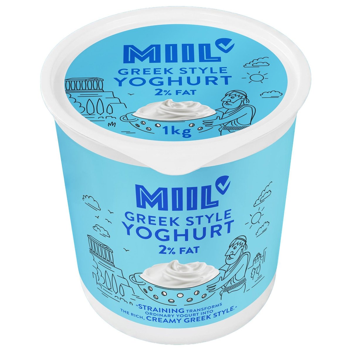 Miil Jogurt řeckého typu bílý 2 %