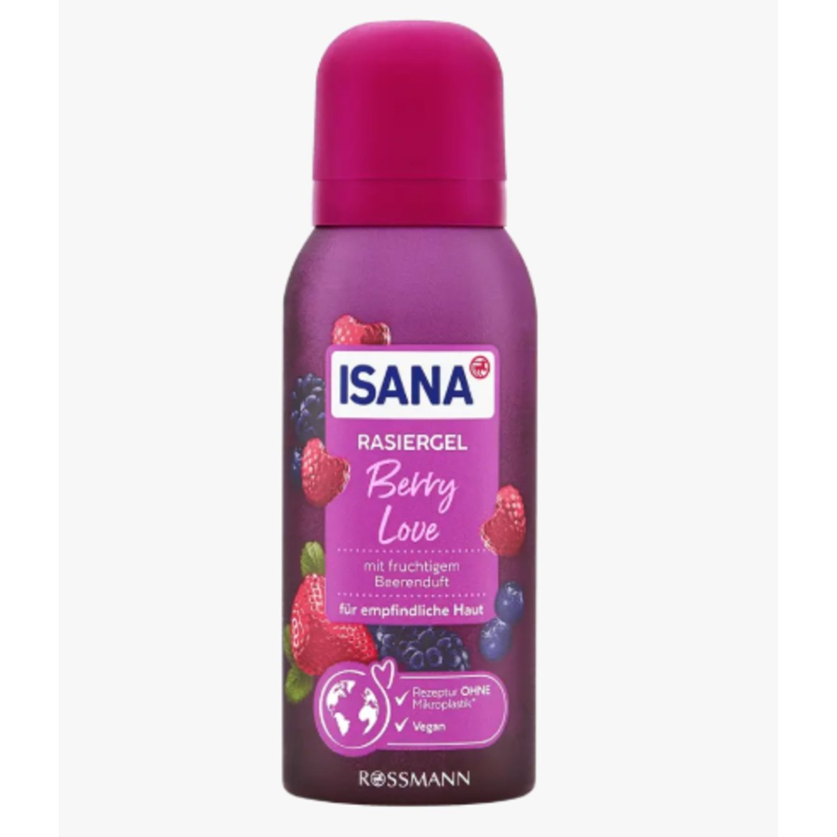ISANA Pěna na holení Berry love