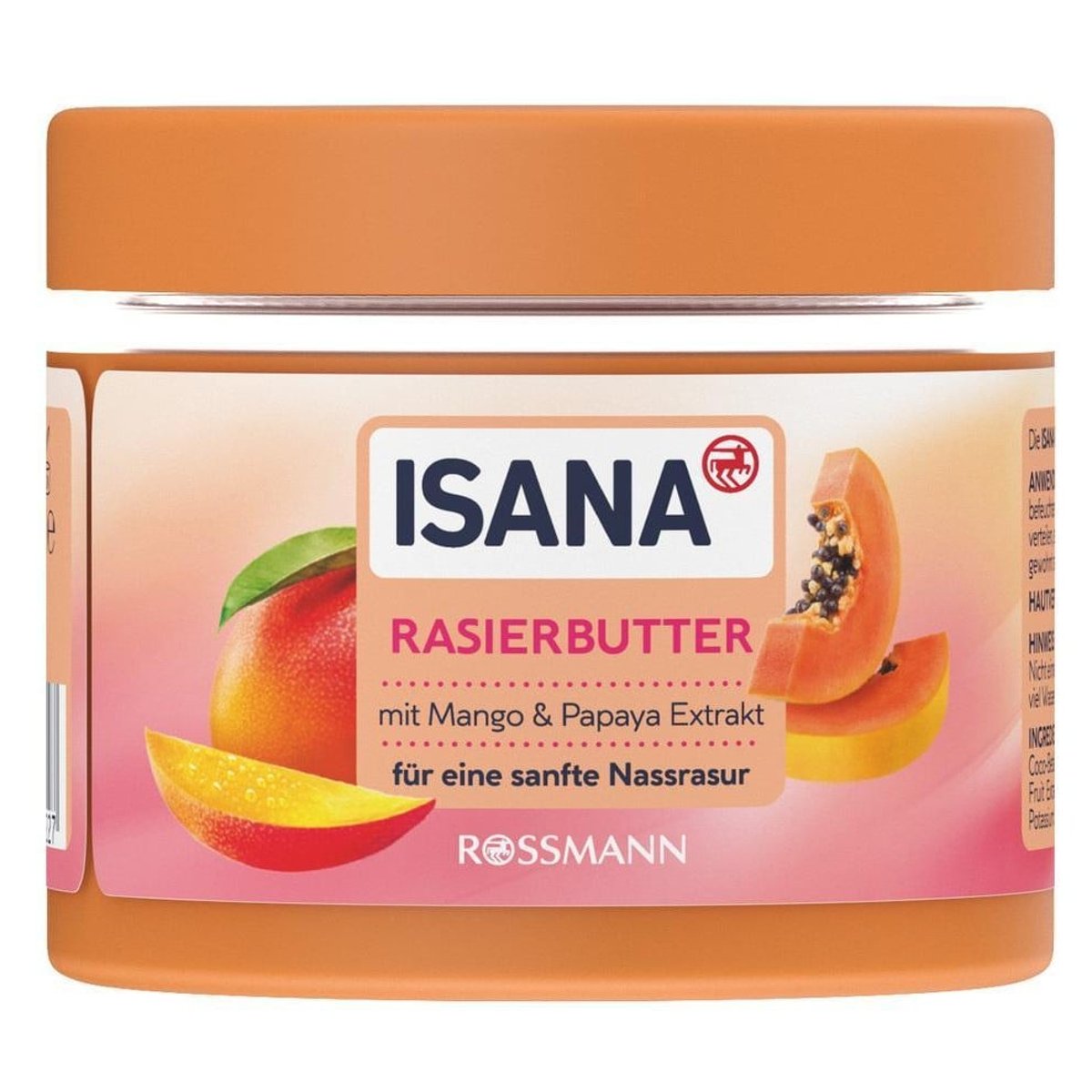 ISANA Máslo na holení mango a papája