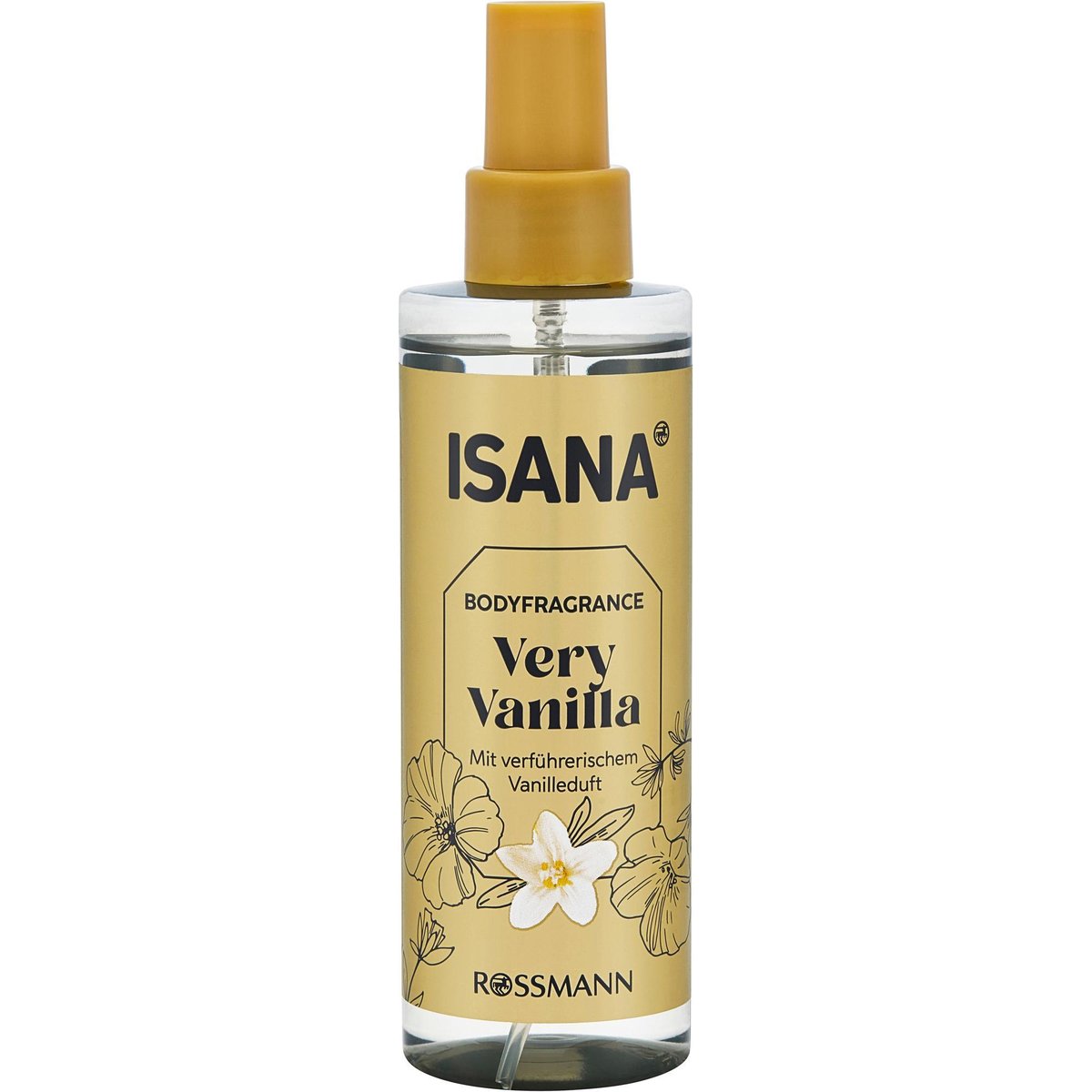 ISANA Tělový sprej Very Vanilla