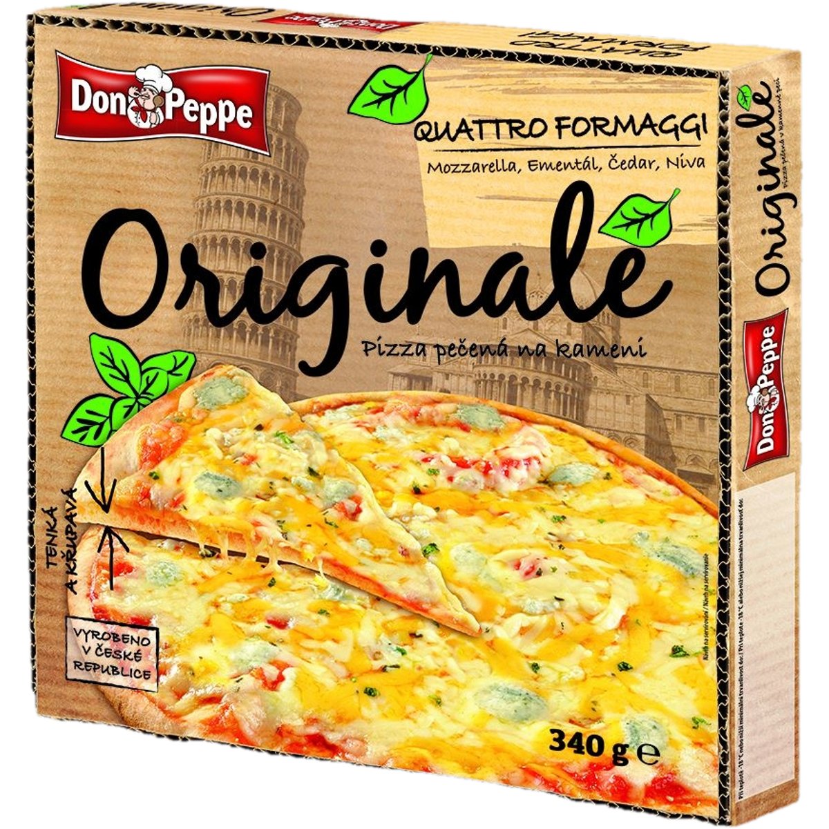 Don Peppe Pizza Originále Quattro Formaggi