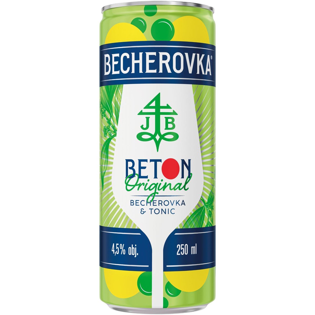 Becherovka Beton Original & Tonic 4,5% – plech