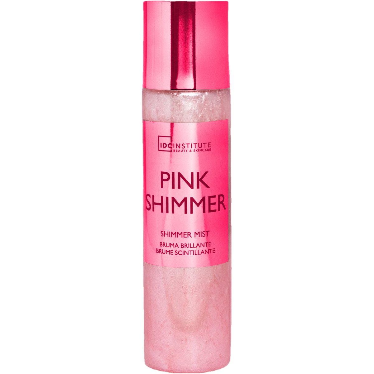 IDC Institute Shimmer Pink tělová mlha se třpytkami 150 ml