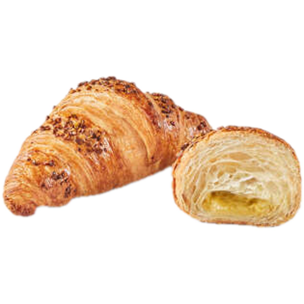 Croissant máslový s pistáciovou náplní