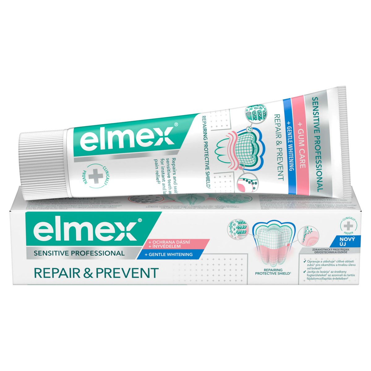 Elmex Sensitive Professional Repair & Prevent White zubní pasta 75 ml