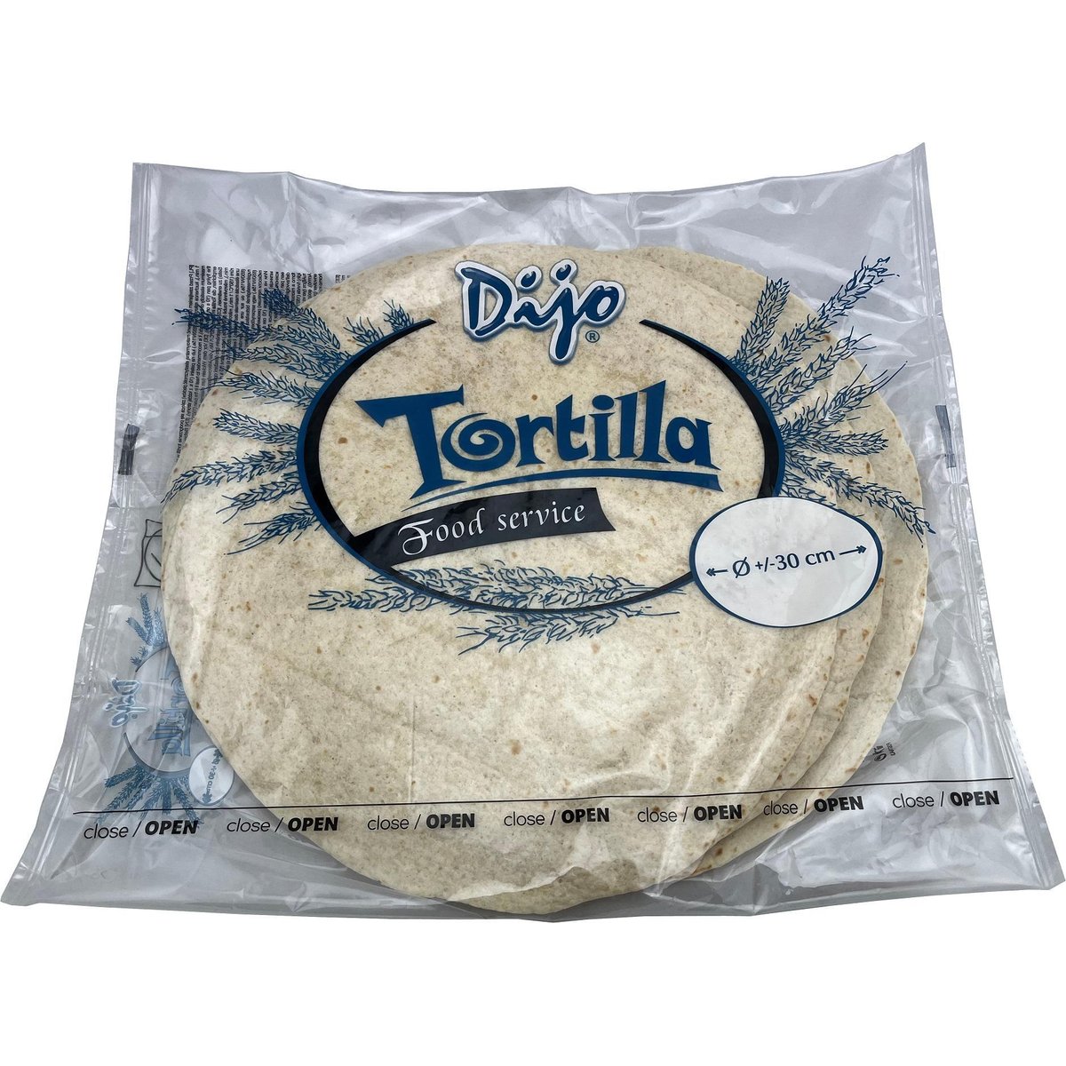 Dijo Tortilla placky pšeničné 30 cm, 6ks
