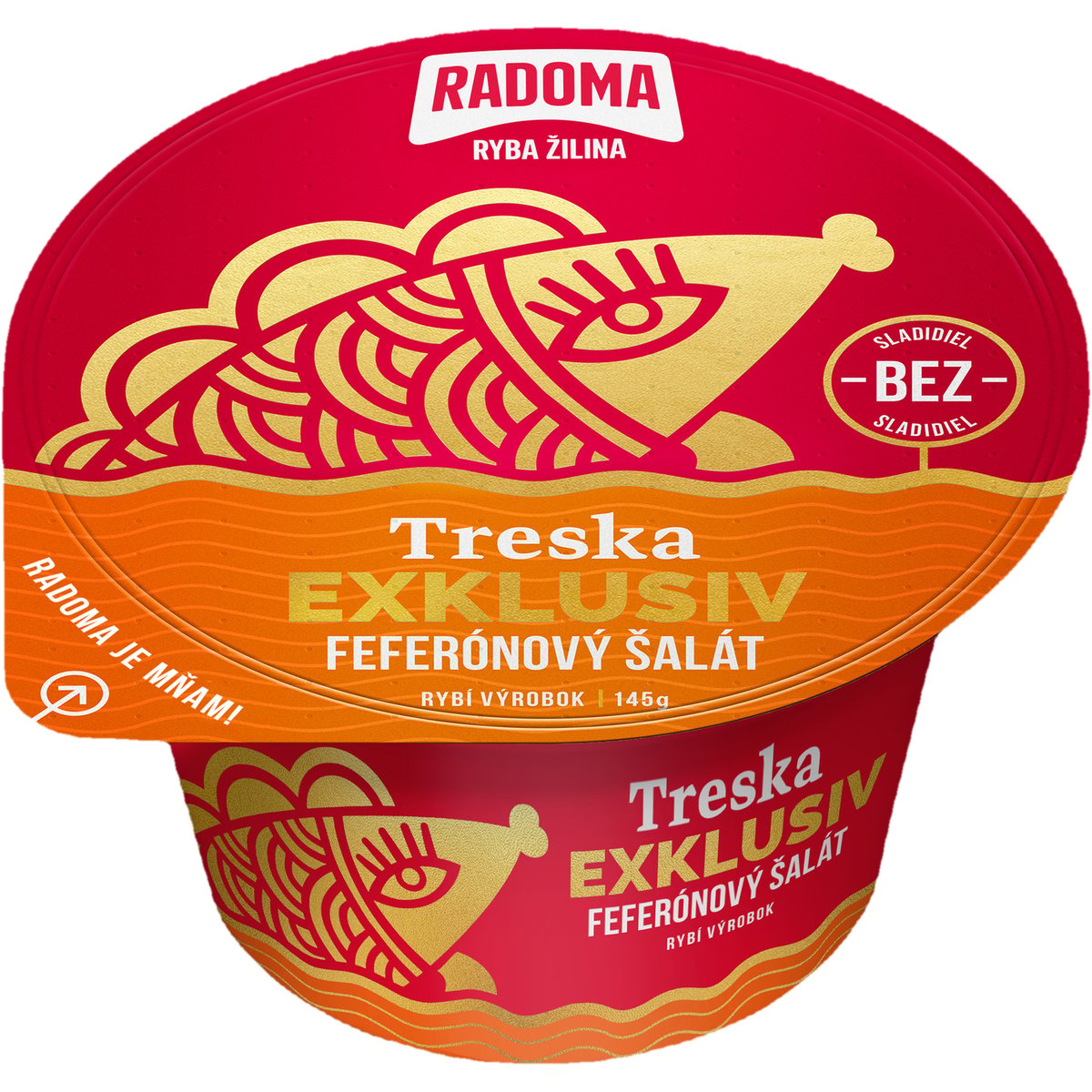 Radoma Treska Exklusiv s feferonkovým salátem