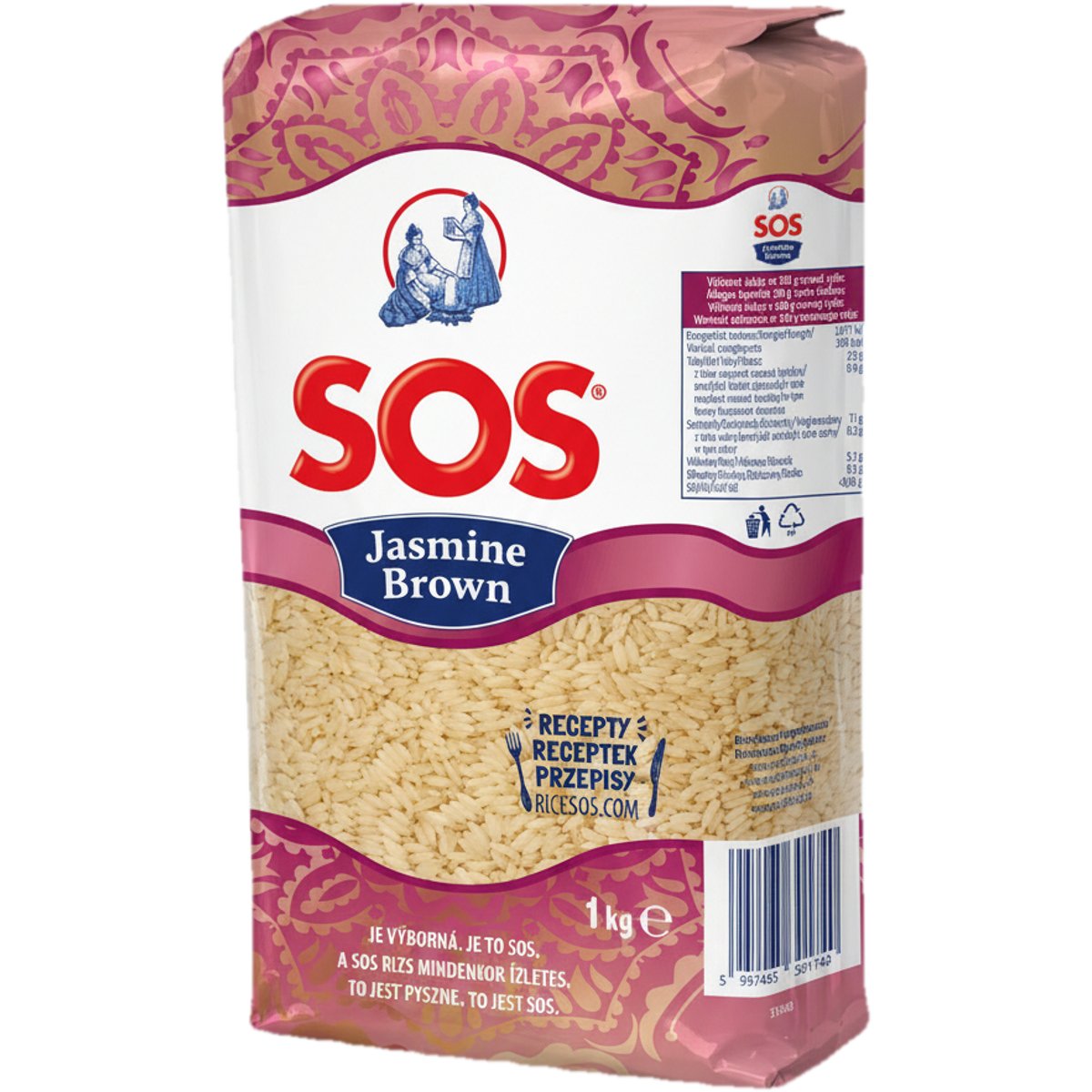 SOS Hnědá jasmínová rýže