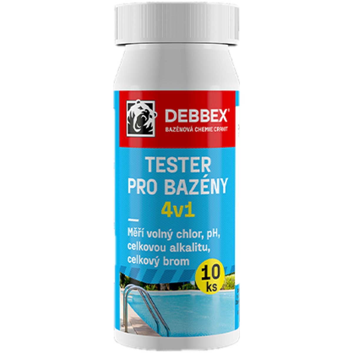 Den Braven Cranit Tester pro bazény 4 v 1 Typ: tuba v blistru
