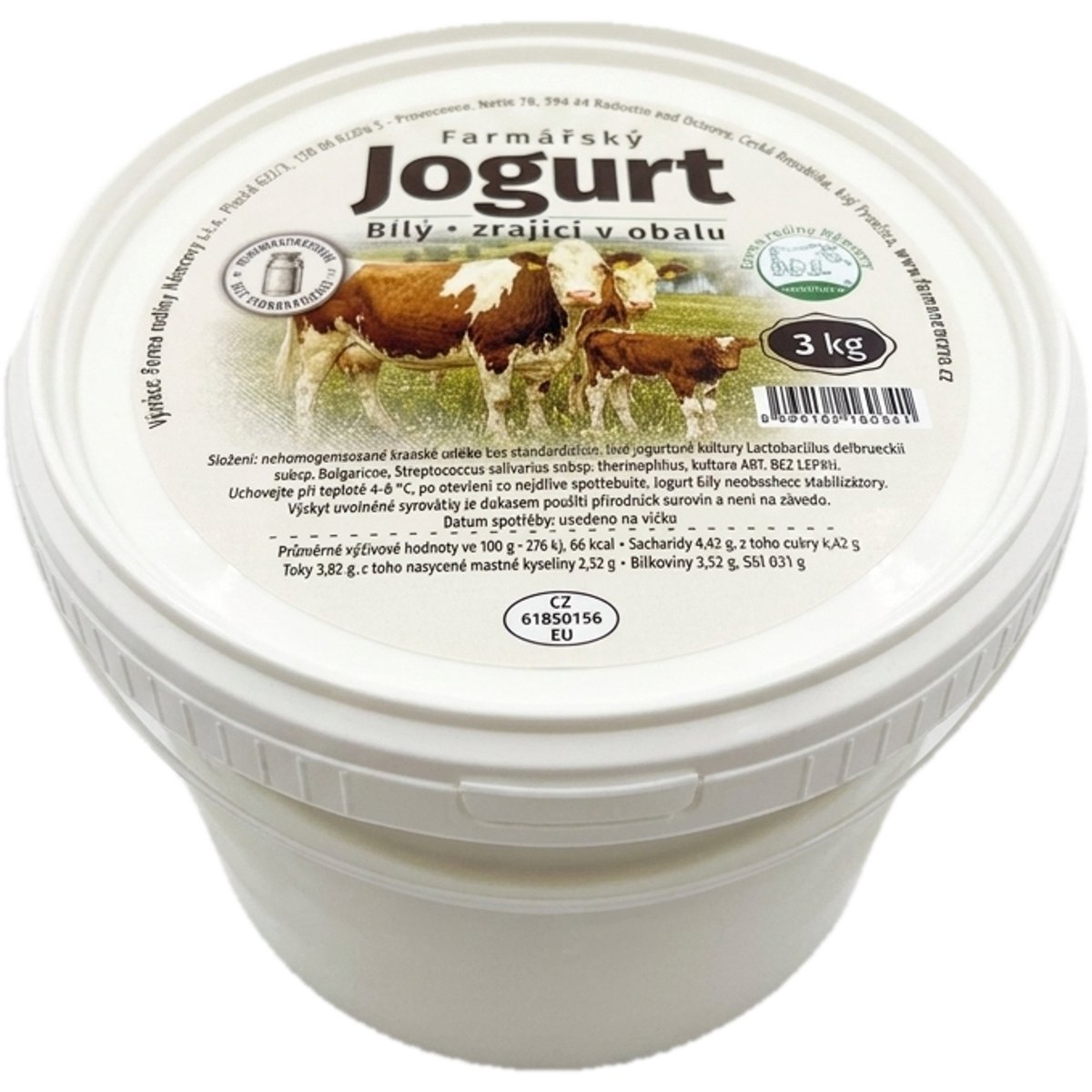 Farma rodiny Němcovi Farmářský jogurt bílý