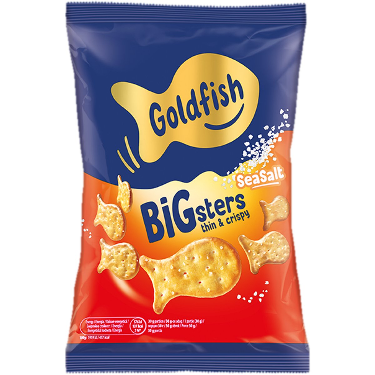 Goldfish BIGsters Sea Salt solené krekry