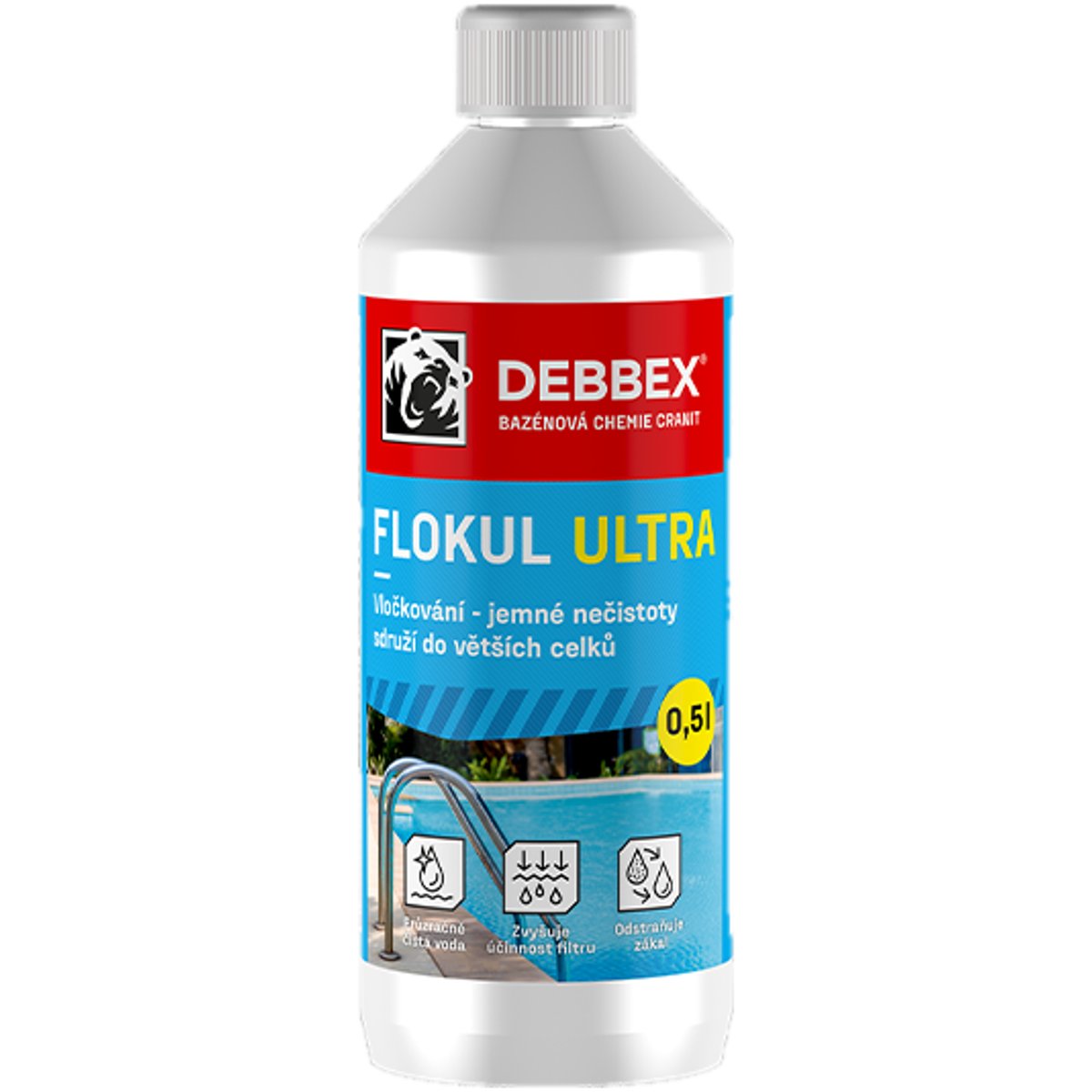 Den Braven Cranit Flokul ULTRA – vločkování Typ: láhev, Balení (ml): 500 ml