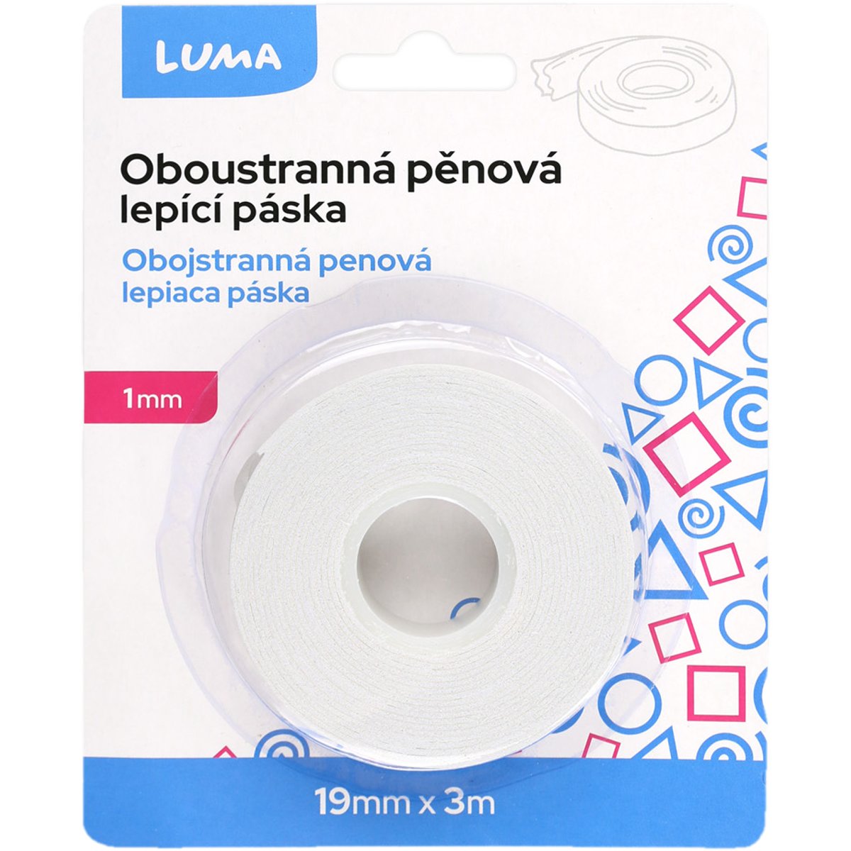 Luma Lepící páska oboustranná montážní