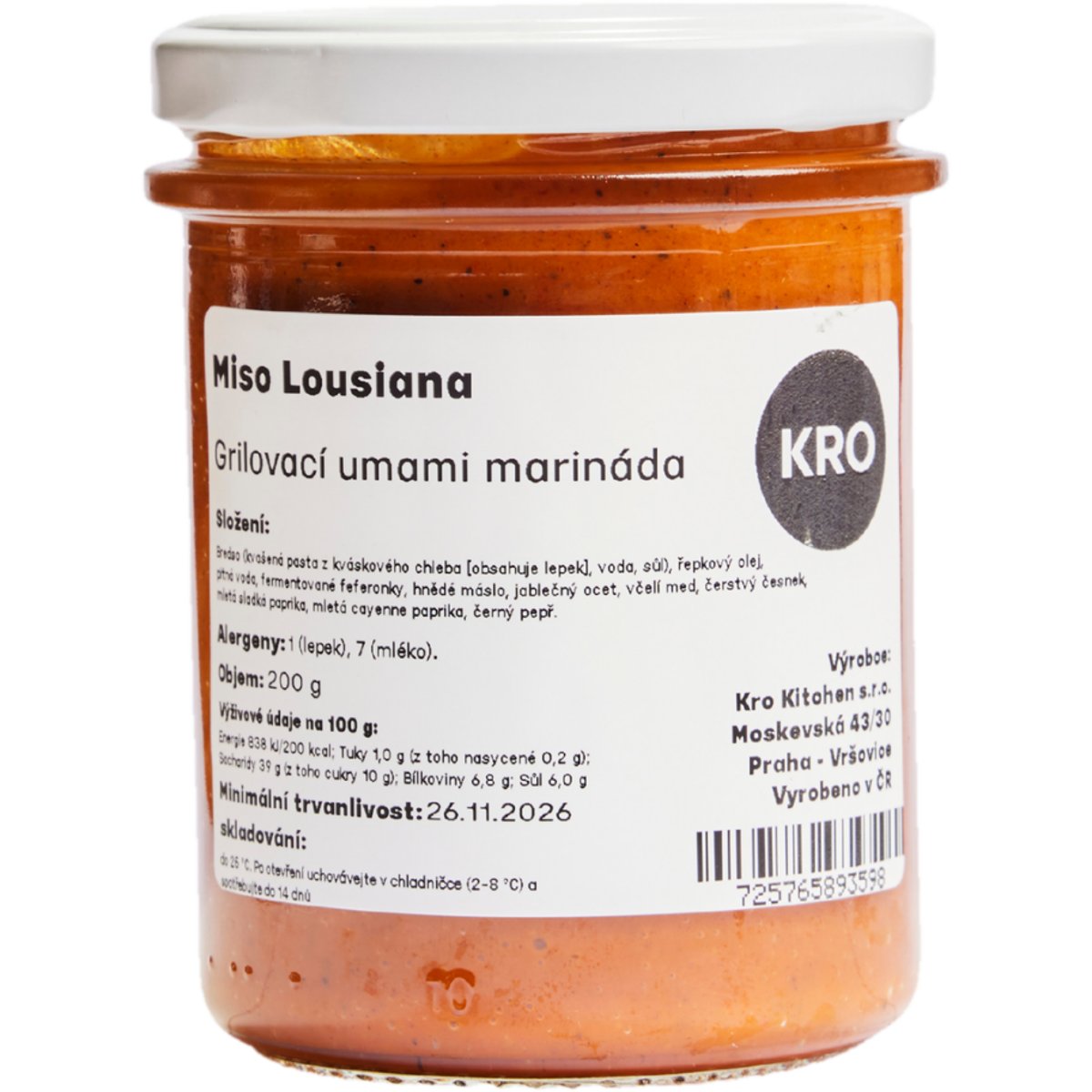 KRO Miso Lousiana marináda