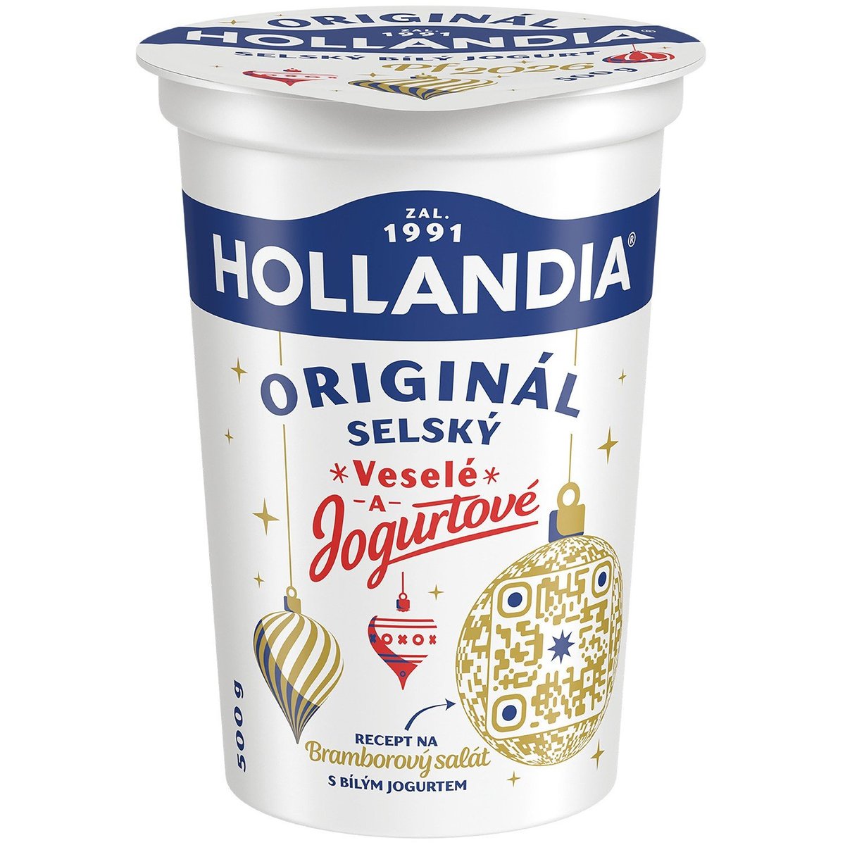 Hollandia Selský jogurt bílý 3,5%