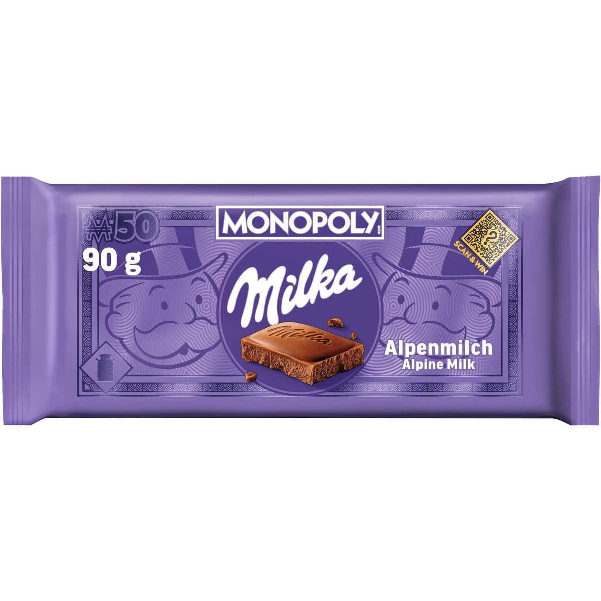 Milka čokoláda Mléčná z alpského mléka